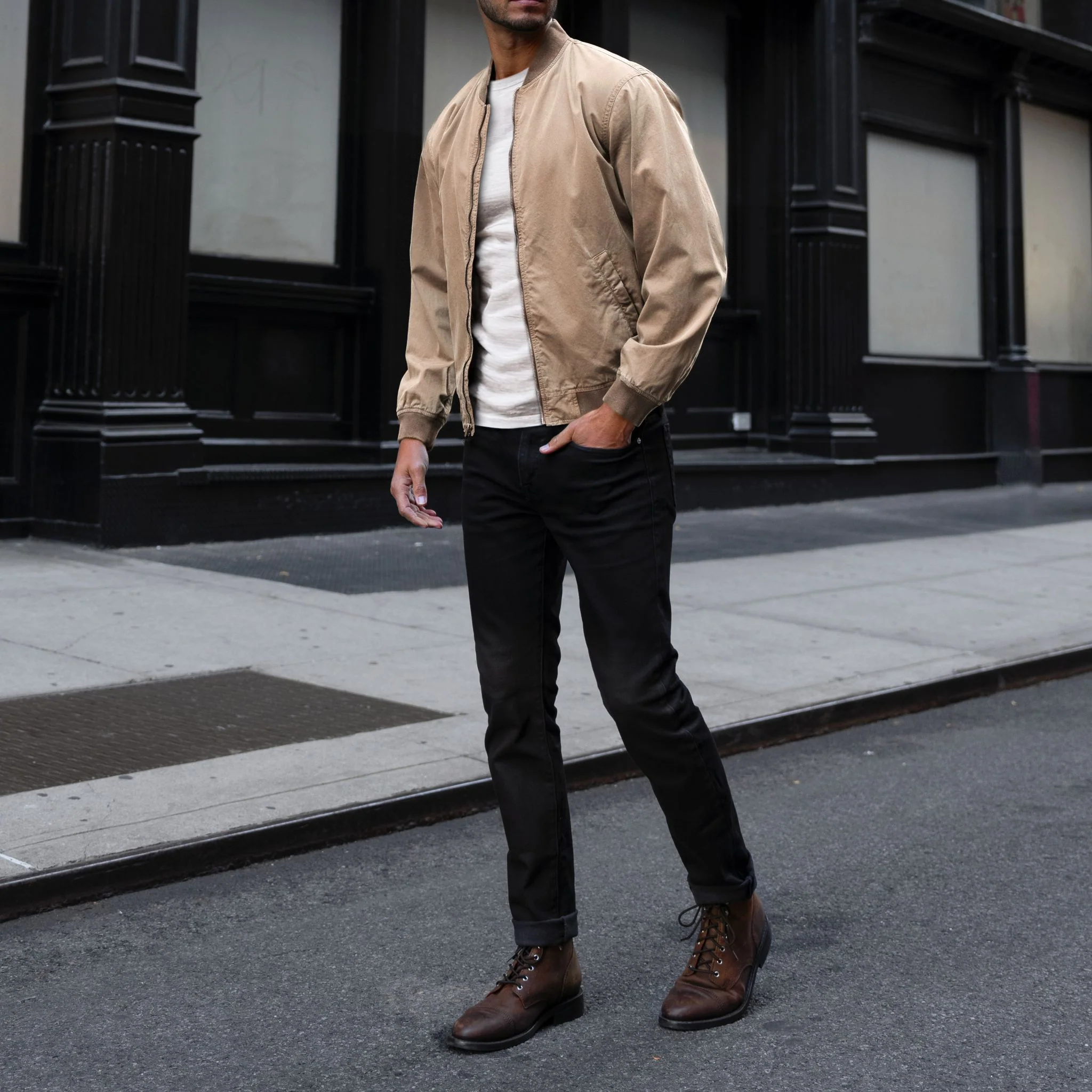 Alpha M Bomber | Taupe - Image 3