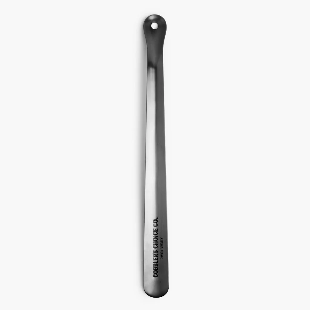Cobbler's Choice 16" Metal Shoe Horn | Antique Pewter